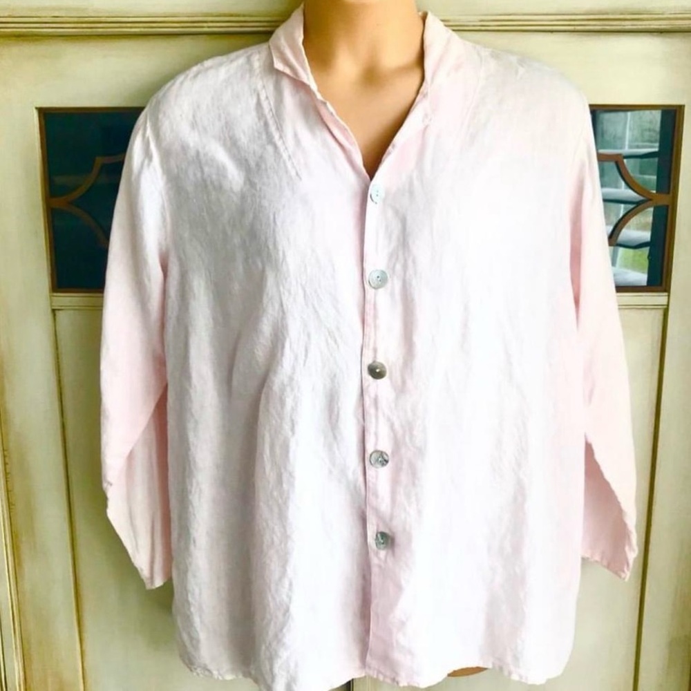 Flax Pink Tunic Top with Relaxed